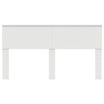 vidaXL Tête de lit avec tête de lit Blanc 160 cm Bois d'ingénierie
