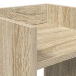 vidaXL Support de Plante Chêne Sonoma 30 x 30 x 100 cm