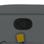 vidaXL Fauteuil de massage inclinable Gris Similicuir