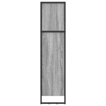 vidaXL Bibliothèque Gris Sonoma 80 x 30 x 155 cm Bois d'ingénierie