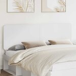 vidaXL Tête de lit Blanc 180 cm Bois d'ingénierie