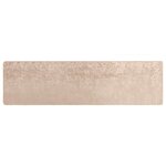 vidaXL Coureur de Tapis MARSA Beige 80 x 350 cm Polyester et PVC