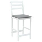 vidaXL Chaises de salle à manger 2 Pièces Blanc 40 x 47 5 x 99 5 cm