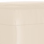 vidaXL Ensemble de canapés 4 Pièces avec coussins Beige Tissu microfibre