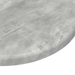 vidaXL Plateau de table Gris béton 30 x 30 x 1.5 cm Bois d'ingénierie