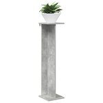 vidaXL Support de Plante 2 pièces Gris béton 25 x 25 5 x 100 5 cm