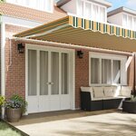 vidaXL Auvent Rétractable Multicolore 600 × 350 cm