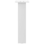 vidaXL Pieds de table basse 4 pièces Blanc 30 cm Acier