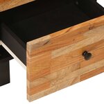 vidaXL Meuble d'appoint Marron 40 x 33 x 75 cm Bois de mangue massif