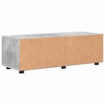 vidaXL Meuble TV Blanc brillant 100.5 x 39 x 30 cm Bois d'ingénierie