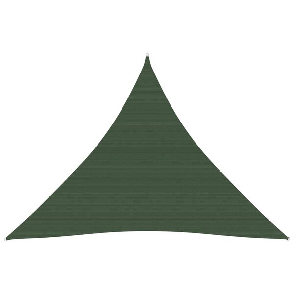 vidaXL Voile d'ombrage 160 g/m² Vert foncé 5x5x5 m PEHD