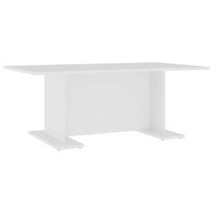 vidaXL Table basse blanc 103 5x60x40 cm bois d'ingénierie