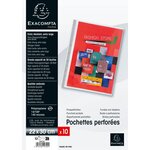 Pt 10 Poch.perfo.PP pour EXAGRAPHIC A4 EXACOMPTA