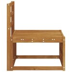 vidaXL Sofa de milieu extérieur Bois d'Acacia Massif Naturel
