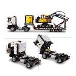 LEGO Technic - Camion Volvo FMX et Pelleteuse Électrique EC230 - Set de Construction 42175