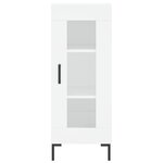 vidaXL Buffet haut Blanc 34 5x34x180 cm Bois d'ingénierie