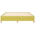 vidaXL Sommier à ressorts de lit Vert 160x200 cm Tissu