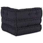 vidaXL Canapé modulaire anthracite 70x70x54 tissu