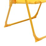 vidaXL Ensemble de bistro avec parasol pour enfants 3 Pièces Jaune