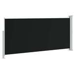 vidaXL Auvent latéral rétractable 140 x 300 cm Noir