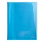 Porte vues Iderama Polypro lisse 60 vues Bleu Clair EXACOMPTA