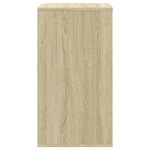 vidaXL Commode d'angle chêne sonoma 60x41x76 cm bois d'ingénierie