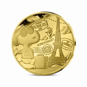 Snoopy - Monnaie de 50€ Or 1/4 Oz