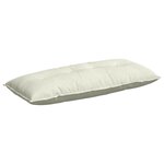 vidaXL Coussin de Dos Crème 120 x 50 cm Tissu en velours côtelé