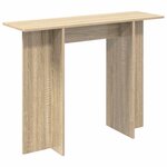 vidaXL Table console Chêne Sonoma 100 x 30 x 75 cm Bois d'ingénierie