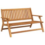 vidaXL Chaises de jardin avec table 3 Pièces en bois d'acacia massif