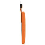 vidaXL Tête de lit suspendue Orange Tissu en velours côtelé