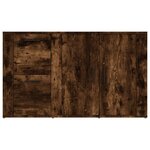 vidaXL Buffet Chêne fumé 100x33x59 5 cm Bois d'ingénierie