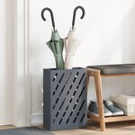 vidaXL Support de parapluie - Anthracite - 28x12x41 cm - Fabriqué en acier