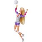 Mattel HKT72 - Barbie métiers - Poupée articulée joueuse de Volleyball