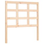 vidaXL Cadre de lit sans matelas bois massif