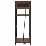 vidaXL Cabinet de chevet avec tiroir Chêne marron 40 x 27 x 76 cm