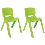 Siva 20141-20141 - Lot de 2 Chaises vertes pour enfants
