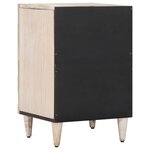 vidaXL Armoire de salle de bain avec stockage Blanc 38 x 33 5 x 58 cm
