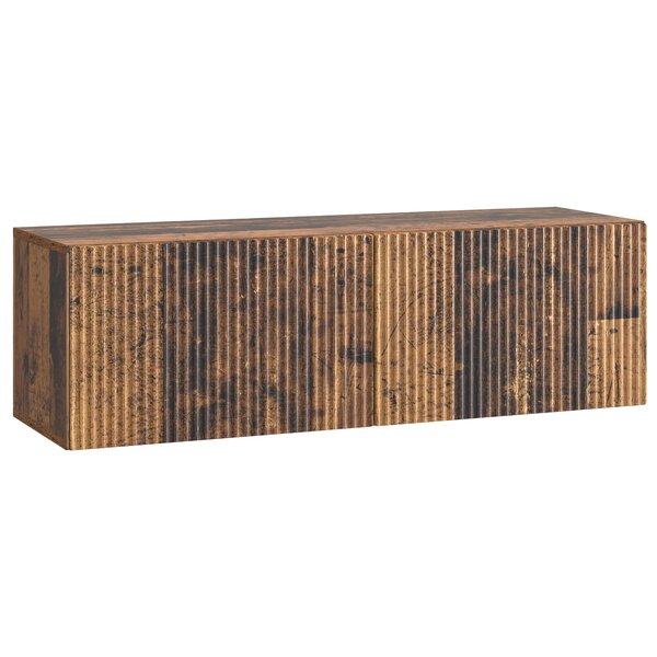 vidaXL Meuble TV mural Bois ancien 98 x 31 x 30 cm Bois d'ingénierie