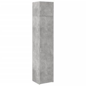 vidaXL Armoire de rangement mince gris béton 45x42 5x225 cm