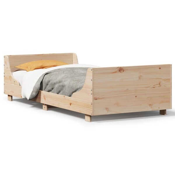 vidaXL Cadre de lit sans matelas 90x200 cm bois de pin massif