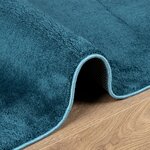 vidaXL Tapis OVIEDO à poils courts turquoise 80x150 cm