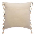 Coussin Jacq Ritual - 60 x 60 cm - Beige et noir