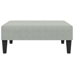 vidaXL Ensemble de canapés 2 Pièces avec coussins gris clair velours