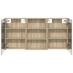 vidaXL Ensemble de Meubles de Salle de Bain 3 Pièces 120 x 10 5 x 60 5 cm
