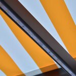 vidaXL Auvent manuel rétractable avec LED 300x250 cm Jaune et blanc