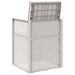 vidaXL Chaises de jardin salle à manger 2 Pièces Blanc et taupe PP