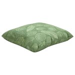 vidaXL Coussins Éparpillés 4 pc Tissu en Polyester Motif feuilles