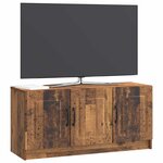 vidaXL Meuble TV Bois ancien 99 x 34 5 x 47 cm Bois d'ingénierie