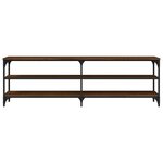 vidaXL Meuble TV chêne marron 160x30x50 cm bois d'ingénierie